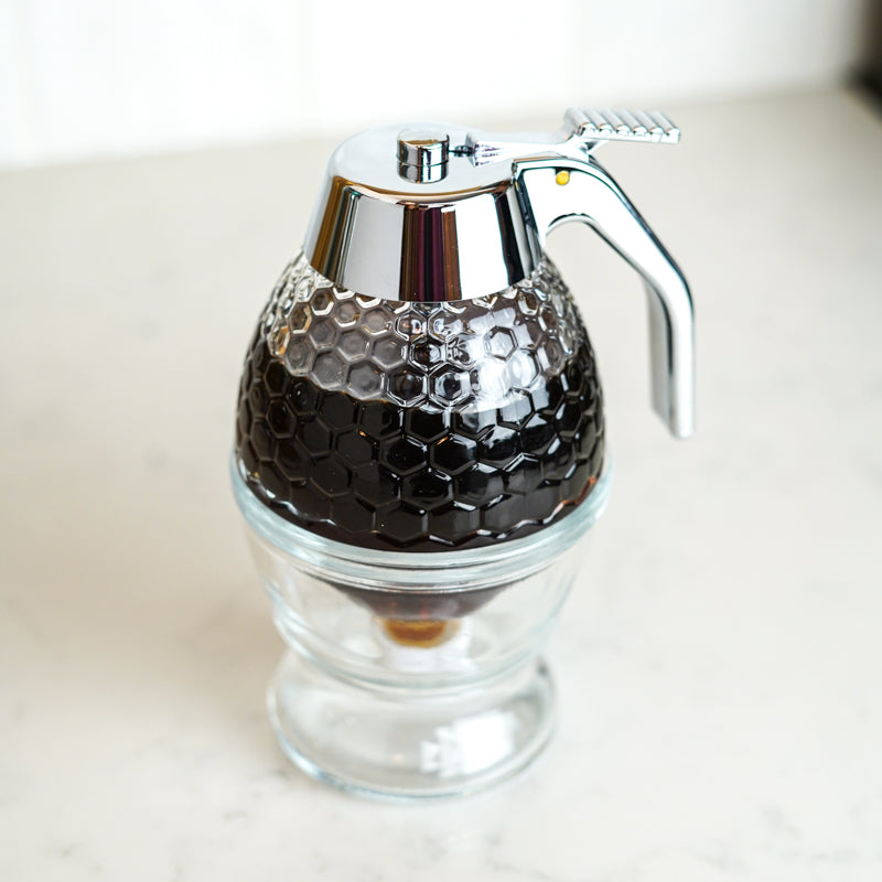 Honeycomb Glass Syrup Dispenser