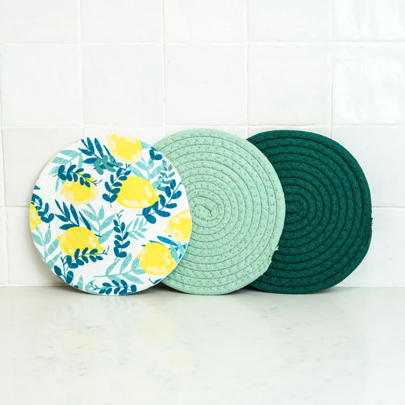 Woven Trivets - 3 pack