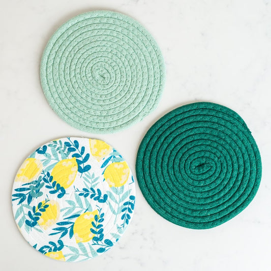 Woven Trivets - 3 pack