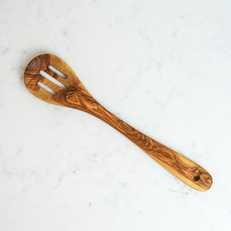 Olive Wood Slotted Spoon