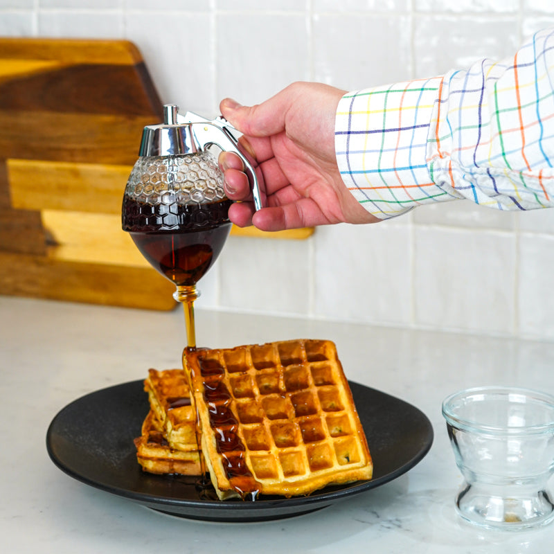 Honeycomb Glass Syrup Dispenser